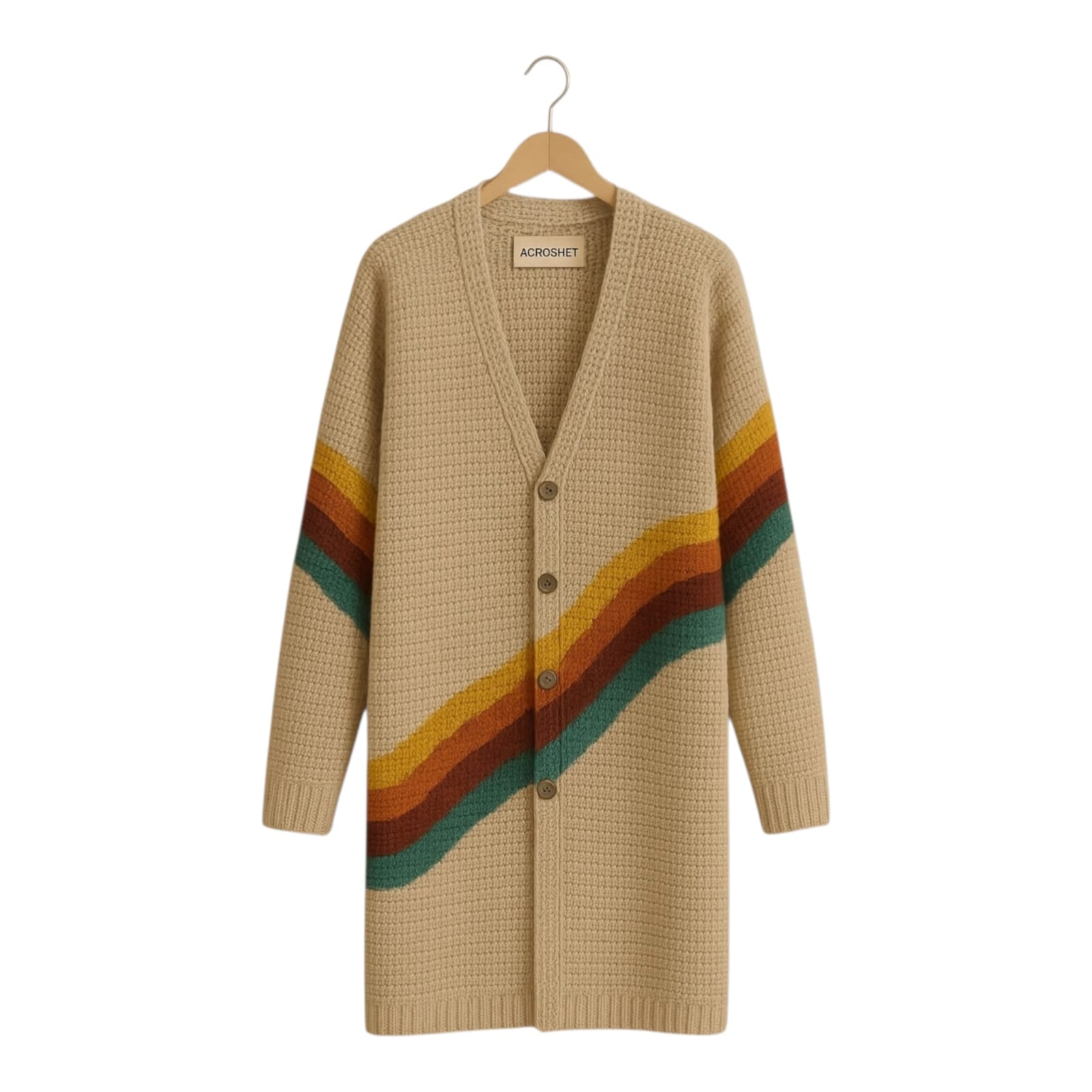 ACROSHET Knit Cardigan