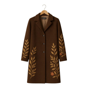 ACROSHET Embroidered Coat